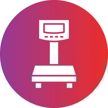Vector Design Weight Scale Icon Style