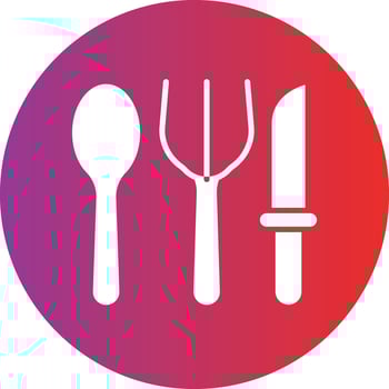 Vector Design Cutlery Icon Style