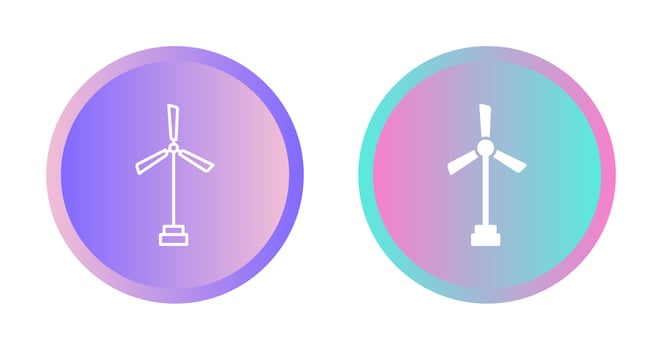Windmill Vector Icon