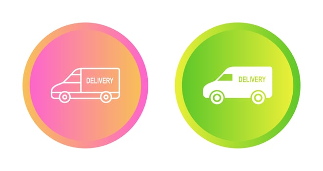 Delivery Car Vector Icon