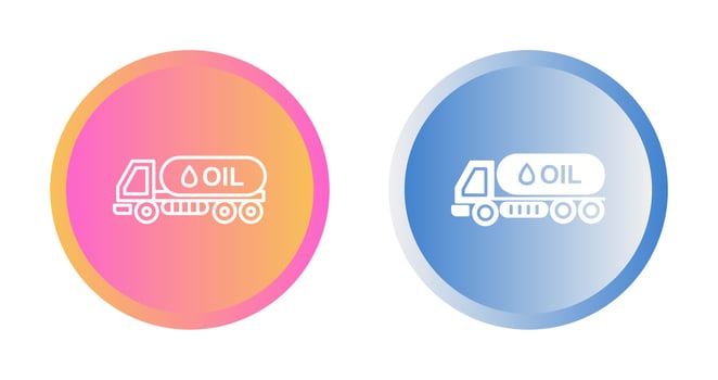 Tank Truck Vector Icon