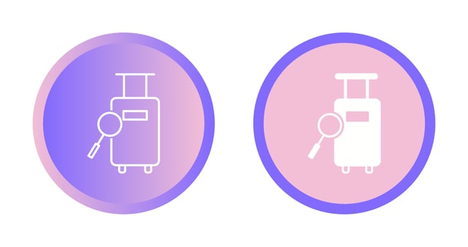 Find Luggage Vector Icon