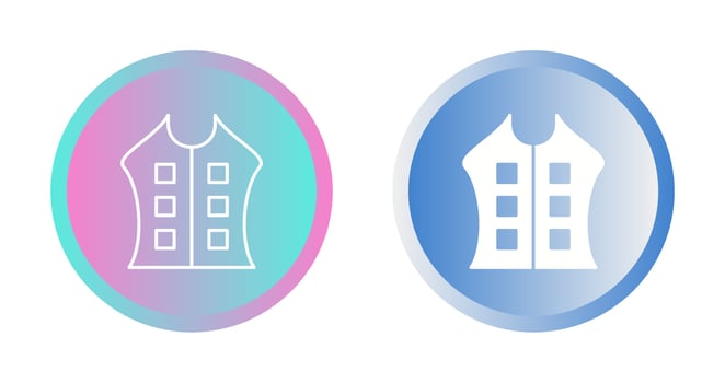 Bullet Proof Vest Vector Icon