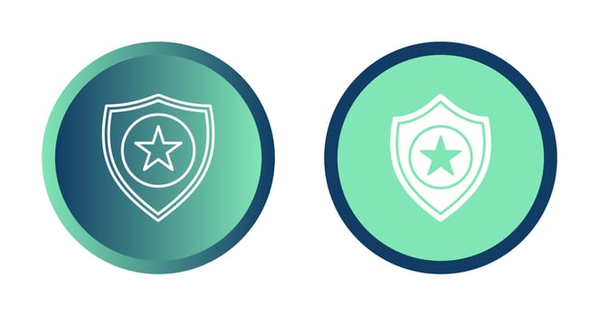 Police Badge Vector Icon