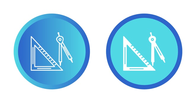 Set Square Vector Icon