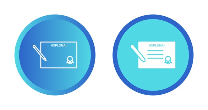 Diploma Vector Icon
