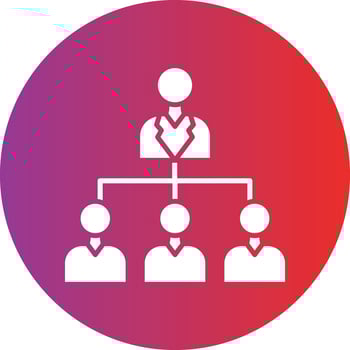 Vector Design Organization Icon Style
