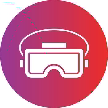 Vector Design Vr Glasses Icon Style