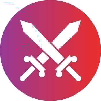 Vector Design Sword Icon Style