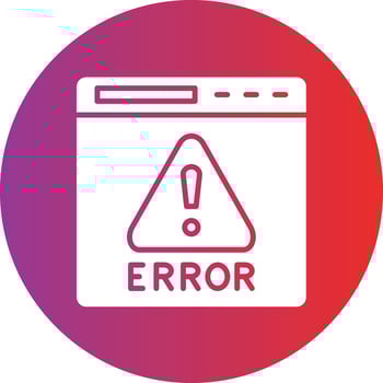 Vector Design Error Icon Style