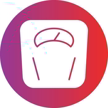 Vector Design Weight Scale Icon Style