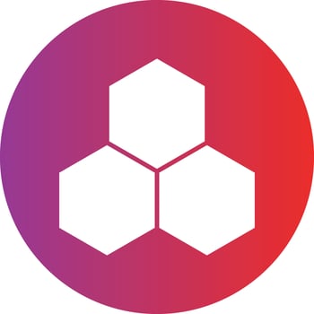 Vector Design Honeycomb Icon Style