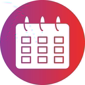 Vector Design Spring Calendar Icon Style