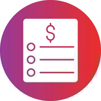 Vector Design Price List Icon Style