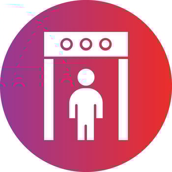 Vector Design Body Scanner Icon Style