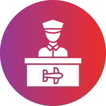 Vector Design Security Control Icon Style