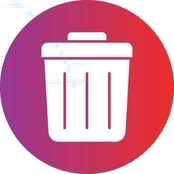 Vector Design Trash Bin Icon Style