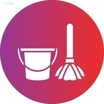 Vector Design Mop Icon Style