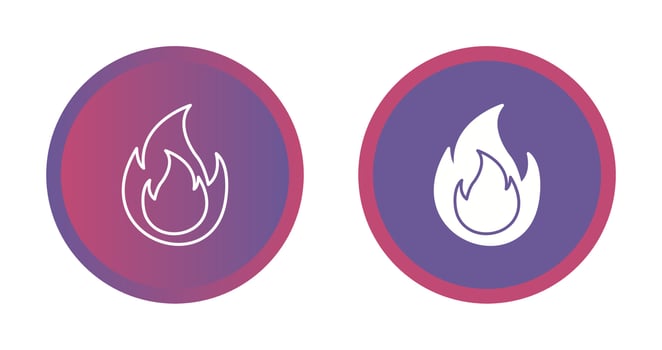 Flame Vector Icon