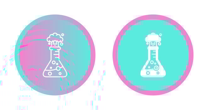 Lab Explosion Vector Icon