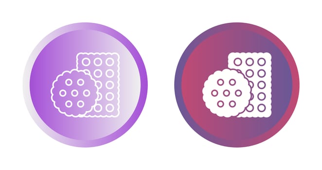 Biscuit Vector Icon