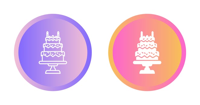 Birthday Cake Vector Icon