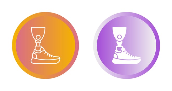 Prosthesis Vector Icon