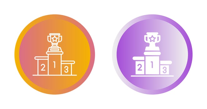 Podium Vector Icon