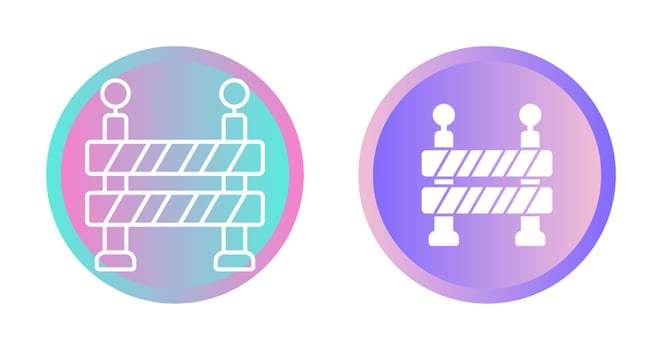 Barrier Vector Icon