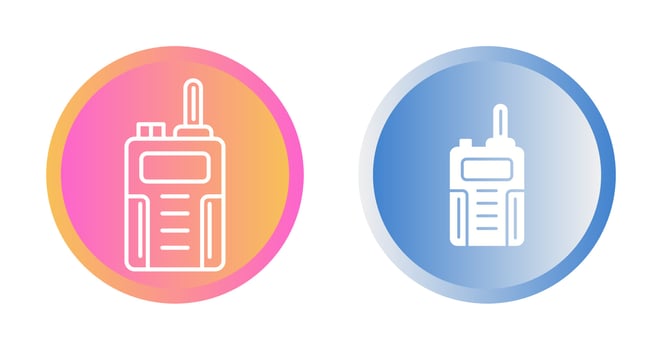 Walkie Talkie Vector Icon