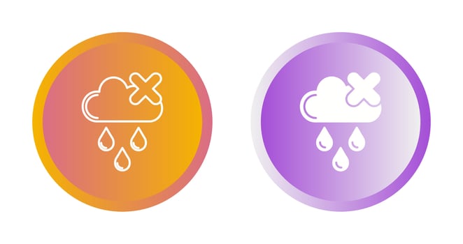 No Rain Vector Icon