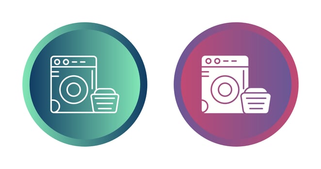 Washing Machine Vector Icon