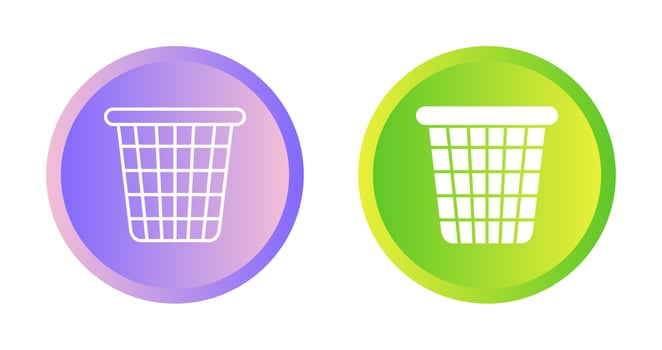 Trash Bin Vector Icon