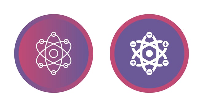 Atom Structure Vector Icon