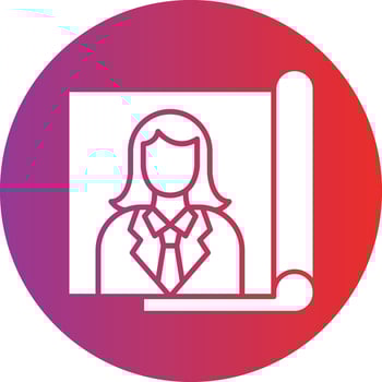 Vector Design Magazine Icon Style