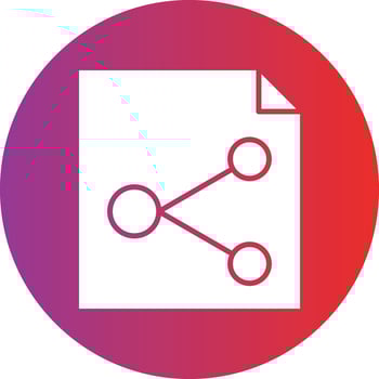 Vector Design File Sharing Icon Style