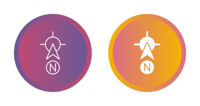 North Vector Icon