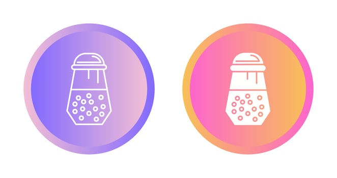 Salt Shaker Vector Icon