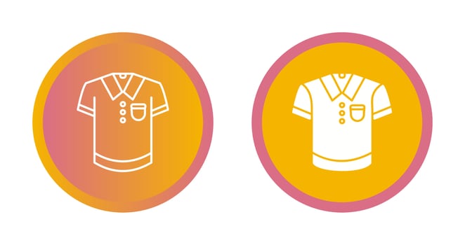 Polo Shirt Vector Icon