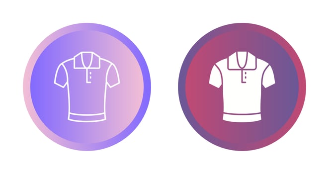 Polo Shirt Vector Icon