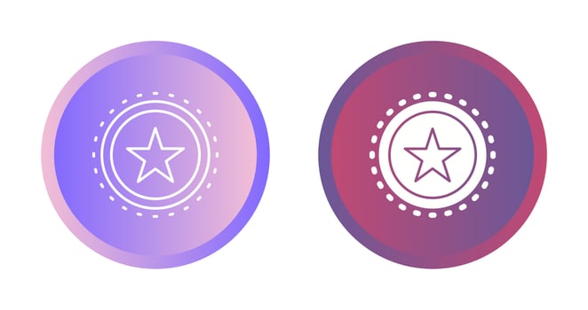 Sticker Vector Icon