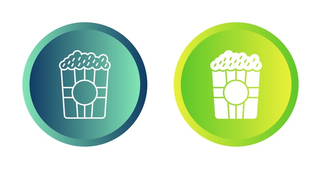 Popcorn Vector Icon