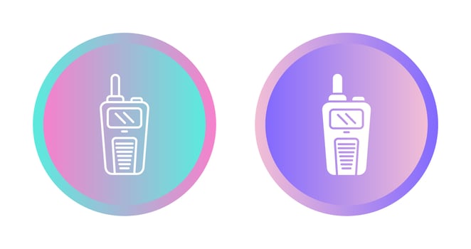 Walkie Talkie Vector Icon