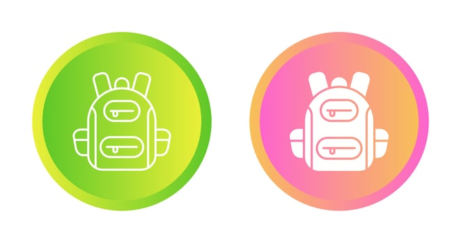 Backpack Vector Icon