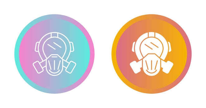 Gas Mask Vector Icon