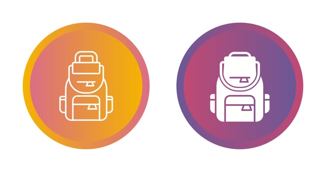 Backpack Vector Icon