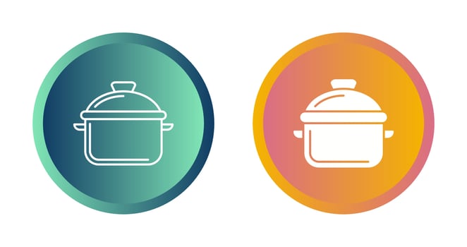 Cooking Pot Vector Icon
