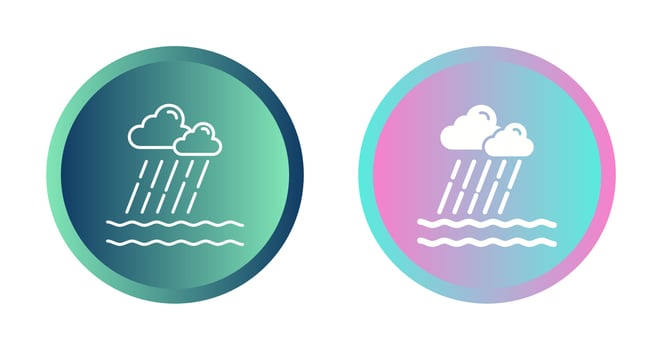 rain Vector Icon
