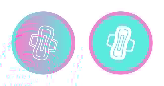 Sanitary Towel Vector Icon