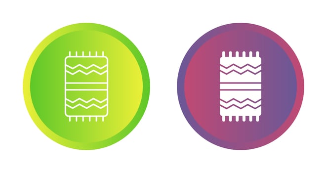 Beach Towel Vector Icon